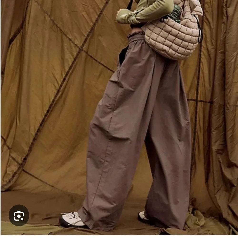 FP Movement by Free People Khaki and Brown Wide-Leg Pants - Picture 4 of 10
